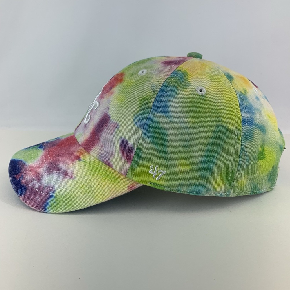 OKC Oklahoma City Dodgers Hat KIDS Tie Dye Adjustable Strap MiLB Baseball Cap - Picture 5 of 16